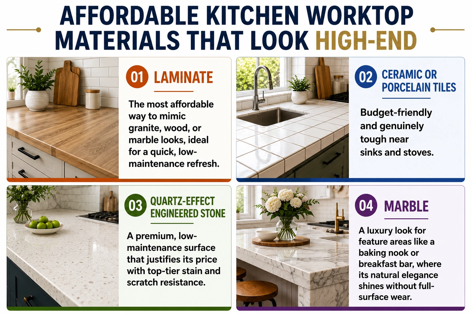 kitchen worktop material