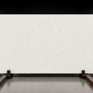 Cararra Gold by Nilestone Quartz Stocked by Quartz Supply UK Essex Slab View