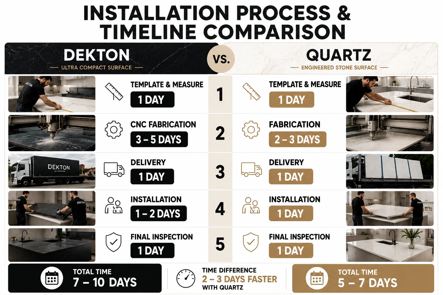 Quartz Vs Dekton